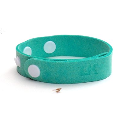 Laukati Mosquito Repellent Bracelet 2 Packs- All Natural, Deet Free - wear it on your wrist to help prevent mosquito bites