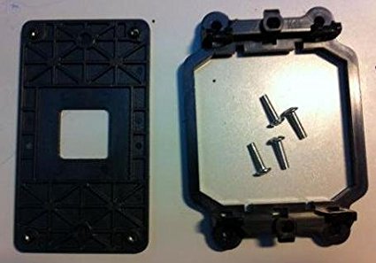 AMD CPU Fan Bracket Base for AM3 socket with Back Plate and Four Screws