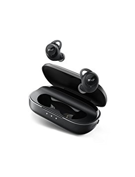 ZOLO Liberty  Total-Wireless Earphones, Bluetooth Earbuds with Graphene Driver Technology and 48 Hours Battery Life, Sweatproof Total-Wireless Earbuds with Smart AI and Toggle Sound Isolation