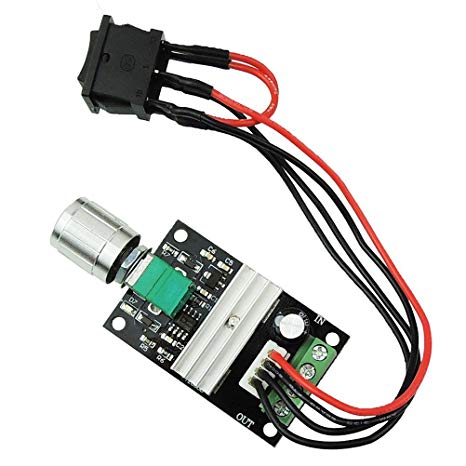 LEDMOMO 1203BB 6V 12V 24V 3A 80W DC Motor Speed Controller (PWM) Adjustable Reversible Motor Driver Switch