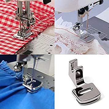Ruffler Hem Presser Foot Feet Kit For Sewing Machine Brother Singer Janome Kenmore Juki Toyota Home Supplies Tools