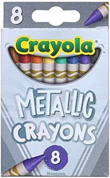 Crayola Metallic Crayons 8 Count