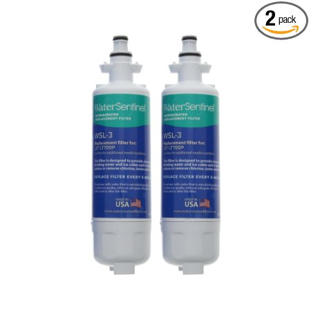 Water Sentinel WSL-3 Replacement Fridge Filter, 2-Pack