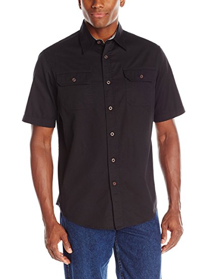 Wrangler Mens  Short-Sleeve Classic Woven Shirt