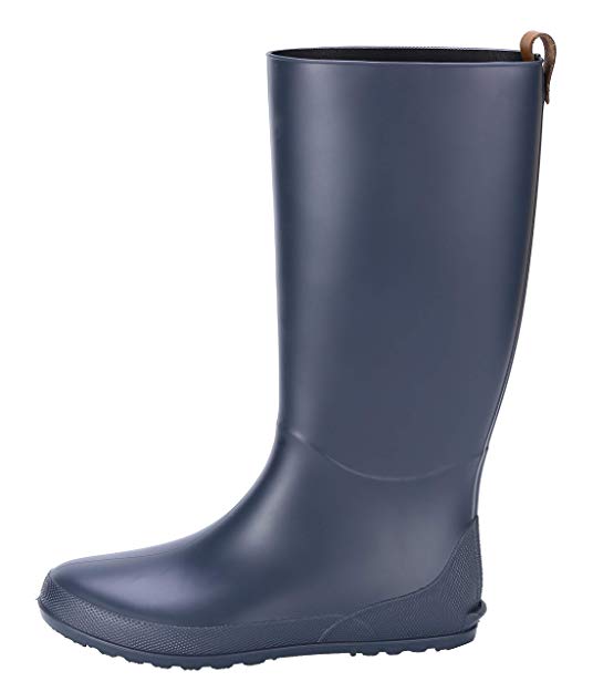 Women's Tall Rain Boots Soft Waterpoof Wellington Wellies Ultra Lightweight Garden Boots