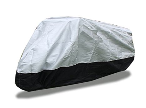 Motorcycle Cover All Weather Deluxe HEAVY DUTY Waterproof Cotton Lining YM3HS