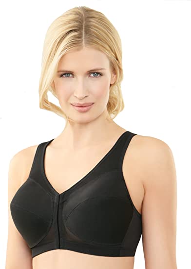 Glamorise Women's MagicLift Front Close Posture Back Support Bra #1265