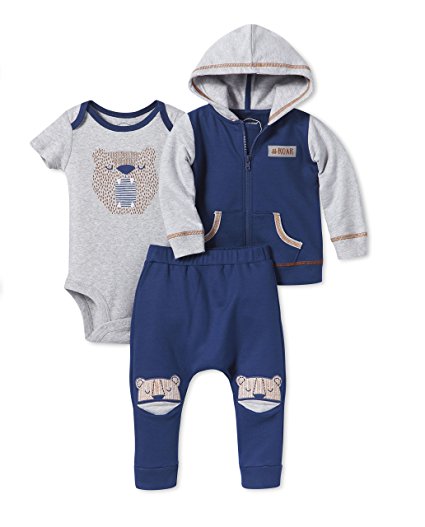 Lamaze Baby Organic 3 Piece Hoodie Set