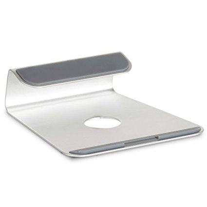 VonHaus Silver Laptop Stand - Cooling, Holding, Portable - Universal - Laptops, Tablets Macbooks