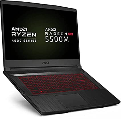 MSI Bravo 15 Ryzen 5 Hexa Core 4600H - (8 GB/512 GB SSD/Windows 10 Home/4 GB Graphics/AMD Radeon RX 5500M/60 Hz) Bravo 15 A4DDR-420IN Gaming Laptop (15.6 inch, Black, 1.96 KG)