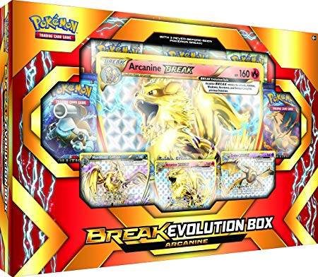 Pokémon Cards POK17BEARCABX TCG: Break Evolution Box Featuring Arcanine