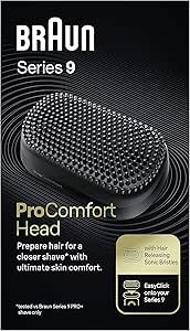 Braun Series 9 94PS Tête ProComfort, Accessoire EasyClick, Compatible Avec Les Rasoirs Électriques Braun Series 9*