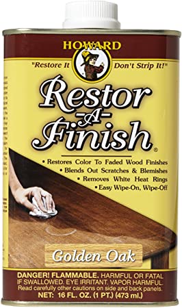 Howard Products RF3016 Restor-A-Finish, 16 oz, Golden Oak