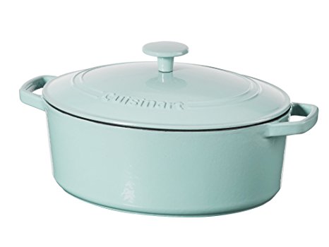 Cuisinart 5.5 Qt. Casserole Cast Iron, Light Blue