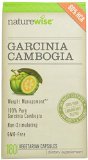NatureWise Garcinia Cambogia Extract Natural Appetite Suppressant and Weight Loss Supplement 500 mg 180 Count