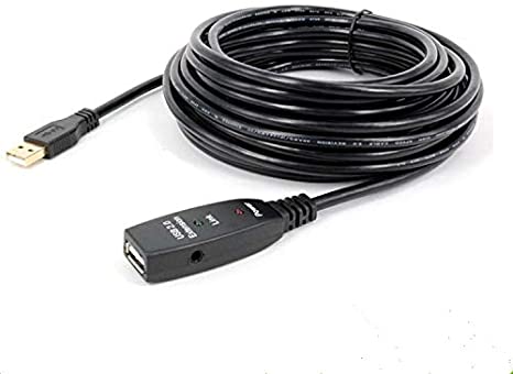USB Extension Cable 10M, USB2.0 Active Repeater A Male to A Female Long Cables With Signal Booster