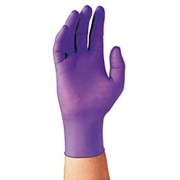 Disposable Nitrile Exam Gloves X-Large Purple 90 per Box