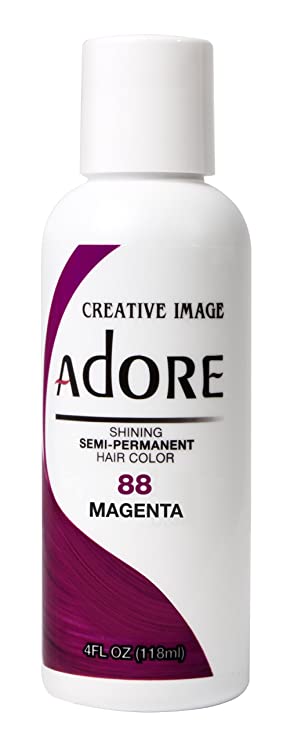 Adore SemiPermanent Haircolor 118ml, 088 Magenta, 4 Fl Oz