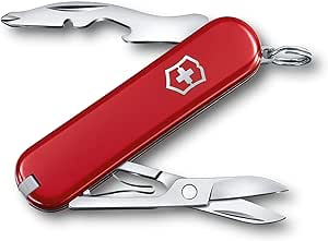 Victorinox Swiss Army Jetsetter 3 Pocket Knife - Red, 58mm