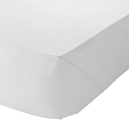 Catherine Lansfield Non Iron Percale Single Fitted Sheet - White