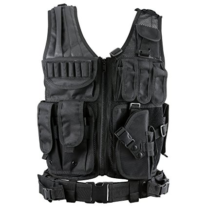 Barbarians Tactical MOLLE Vest Lightweight Military Assault Bug Out Vest