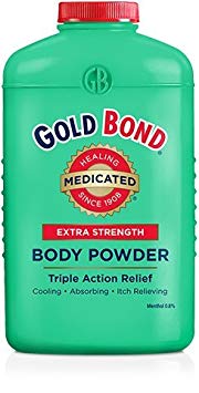 Gold Bond Extra Strength, Triple Action Relief Medicated Body Powder, 10 Oz (2 Pack)