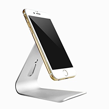 SkyoceanUniversal Phone Desktop Stands Mount Holder with Nanometer micro Suction Technology for iPhone iPad Cellphone Tablet with a Free Cable Organizer.