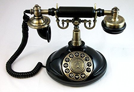 Paramount Viscount 1920 Reproduction Corded Phone Black