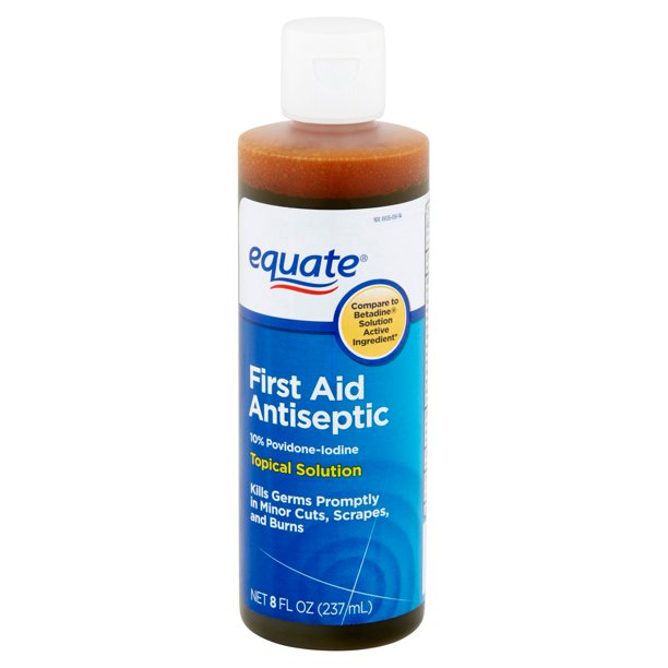 Equate First Aid Antiseptic Topical Solution, 8 Fl Oz