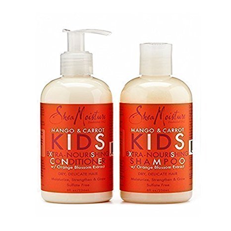 SheaMoisture Mango & Carrot KIDS Extra-Nourishing Shampoo & Conditioner