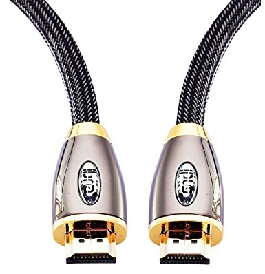 HDMI Cable 10ft - HDMI 2.0(4K@60Hz) Ready -18Gbps-28AWG Braided Cord -Gold Plated Connectors -Ethernet,Audio Return - Video 4K 2160p, HD 1080p, 3D - Xbox PlayStation PS3 PS4 PC Apple TV -IBRA RED
