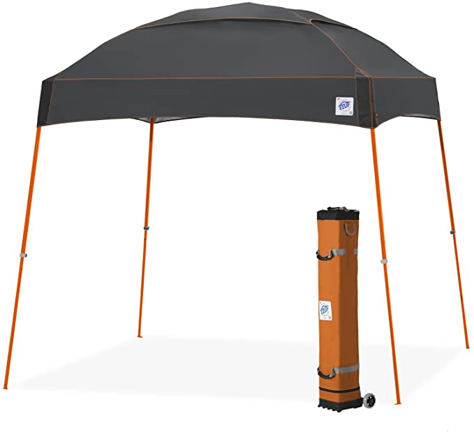 E-Z UP Dome Instant Shelter Canopy, 10 by 10', Steel Grey