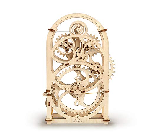 Ugears 3D mechanical Model Timer wooden puzzle for adults, teens and kids Eco Friendly DIY Craft Kit
