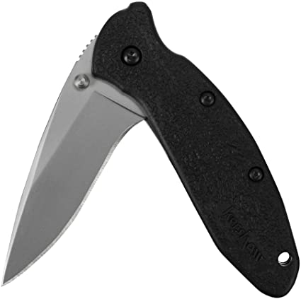 Kershaw Scallion Pocket Knife, 2.4 inch Folding Blade, SpeedSafe Assisted Opening, Perfect EDC, Made in the USA, Multiple Styles