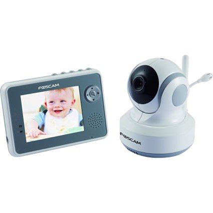 Foscam FBM3501 Wireless Digital Video Baby Monitor w/Pan/Tilt Nightvision/Audio (Certified Refurbished)