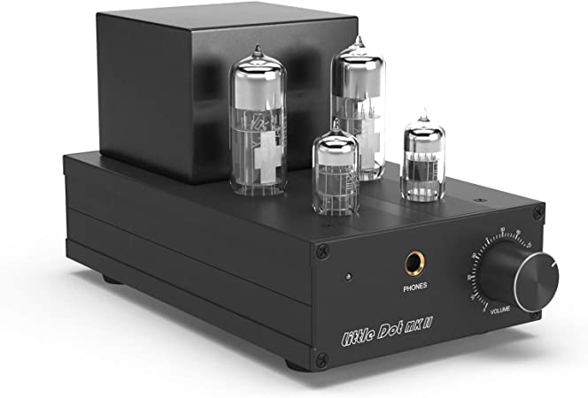 Linsoul Little Dot MKⅡ 6J1 6N6 Dual Vacuum Tube Portable Headphone Amplifier Pre-amp for Audiophile