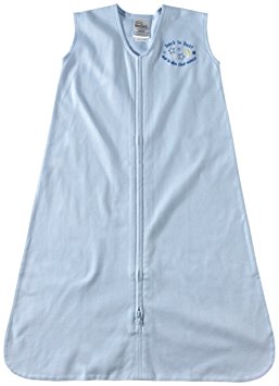 HALO 2161 SleepSack 100-Percent Cotton Wearable Blanket X-Large Light Blue
