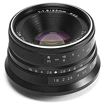 7artisans Photoelectric 25mm f/1.8 Lens for Micro Four Thirds Mount - Black