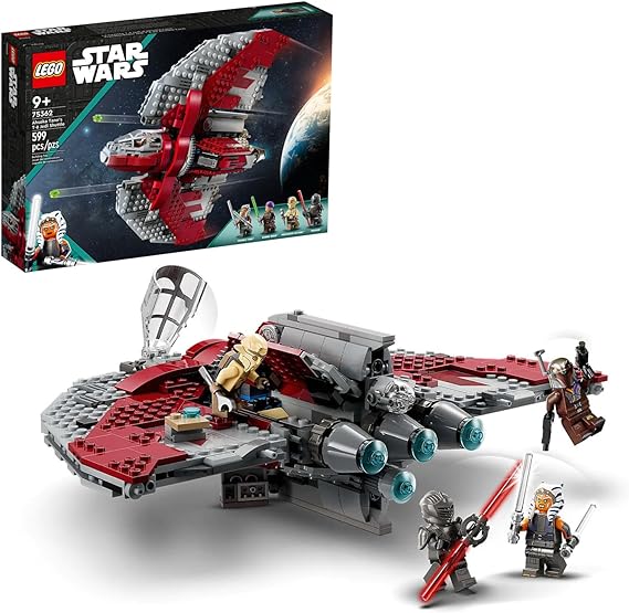 LEGO 75362 Star Wars Ahsoka Tano's T-6 Jedi Shuttle (599 Pieces)