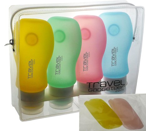 Travel Accessory Bottles (4)   TOOTHBRUSH CASE (2)   POUCH | TSA Approved