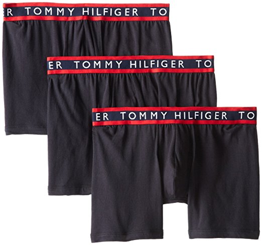 Tommy Hilfiger Men's Underwear 3 Pack Cotton Stretch Boxer Briefs