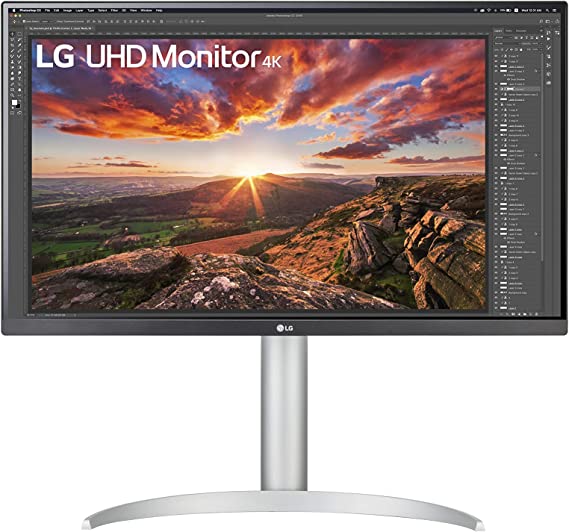 LG UHD 4K Monitor 27UP850-27 inch, IPS Monitor, 60Hz, 5ms (GtG), 16:9, 3840 x 2160px, AMD FreeSync, DCI-P3 95% (Typ.), VESA DisplayHDR 400, USB type-C, Ergonomic Design