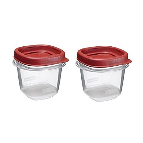 Rubbermaid Easy Find Lid Food Storage Set, 1/2-Cup (2-Pack of 2)