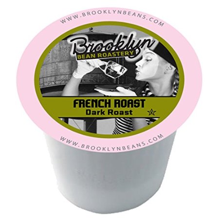 Brooklyn Beans French Roast Coffee Single-cup coffee for Keurig K-Cup Brewers for Keurig Brewers 40 Count