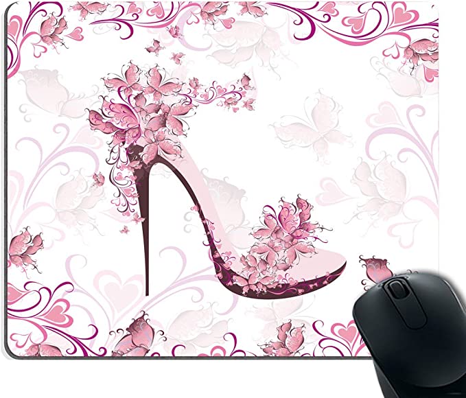 Smooffly Pink high Heel Mouse Pad