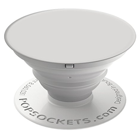 PopSockets: Expanding Stand and Grip for Smartphones and Tablets - White
