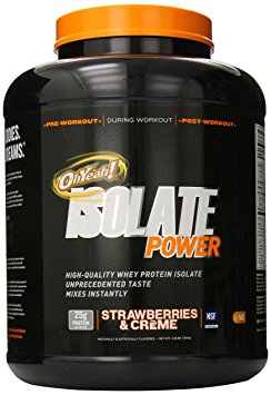 ISS Research OhYeah! Isolate Power, Strawberries and Creme, 4 Pound