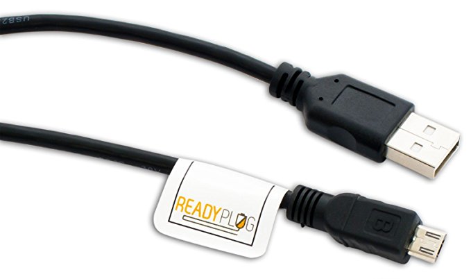 ReadyPlug USB Charger Cable for: Sony h.ear on 2 Wireless NC Headphones WH-H900N (Black, 3 Feet)