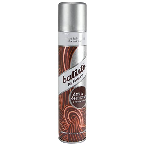 Batiste Dry Shampoo, Dark & Deep Brown 6.73 oz (Pack of 2)