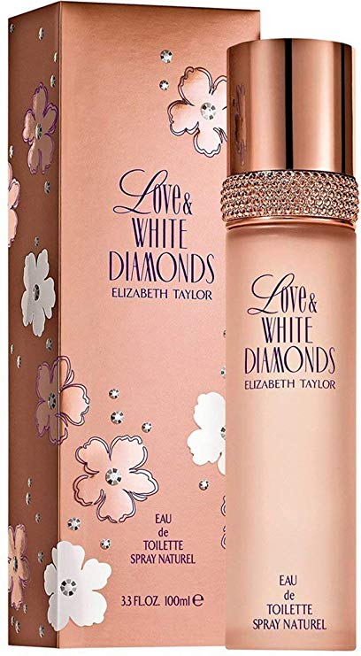 Elizabeth Taylor Love and White Diamonds Eau De Toilette Spray For Her, 100 ml